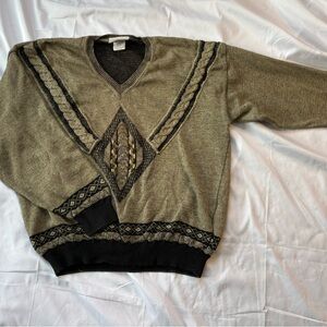 Vintage Nani Bon Grampa-Core Classic Knit Sweater Sz XL